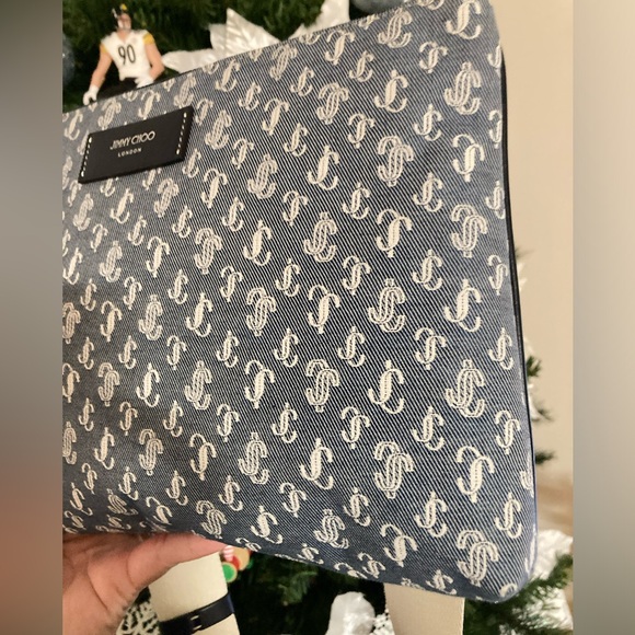 Jimmy Choo Denim Crossbody Bag - Picture 6 of 10